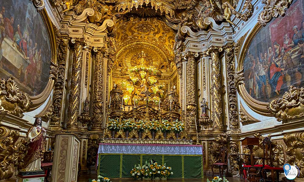 interior da igreja Matriz de Tiradentes 